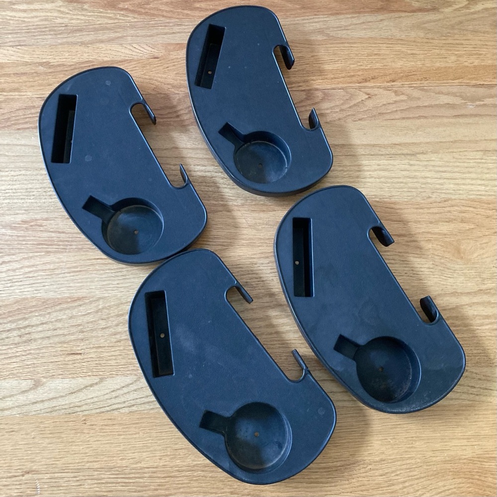 Black Cup Holder Trays